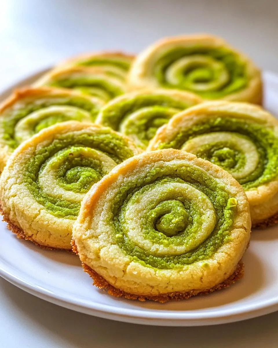 Pistachio Pinwheel Cookies - detail 2