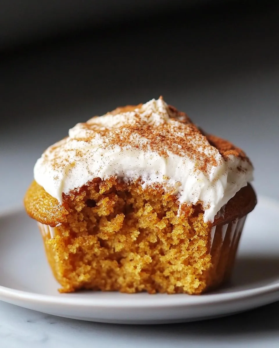 Pumpkin Spice Cupcakes - detail 1