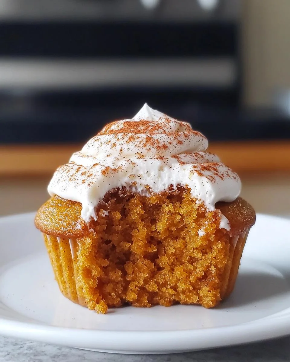 Pumpkin Spice Cupcakes - detail 2