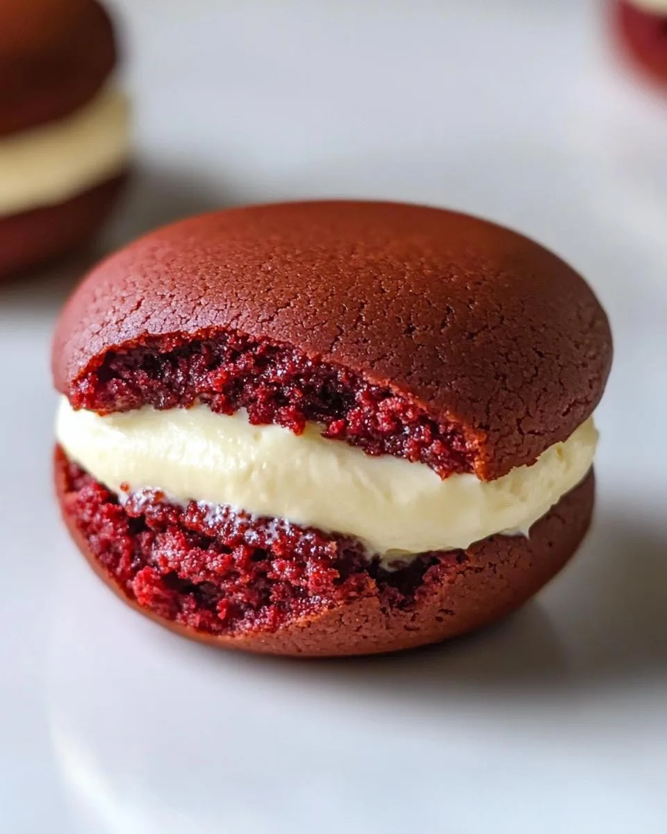 Red Velvet Whoopie Pies - detail 3