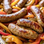 Sheet Pan Sausage and Peppers