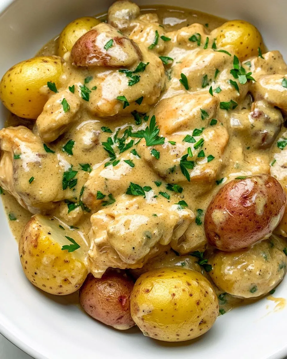 Slow Cooker Creamy Ranch Chicken and Potatoes - detail 1