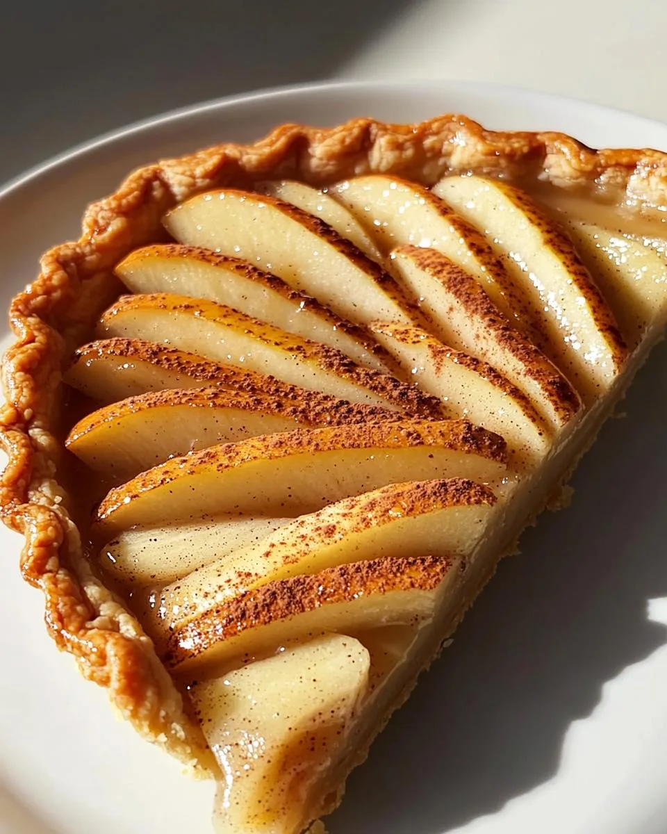 Spiced Pear Tart - detail 3