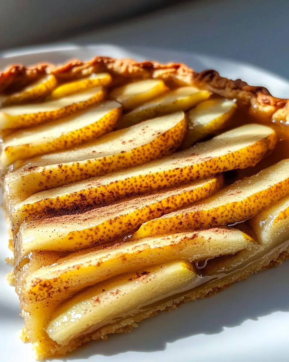 Spiced Pear Tart - detail 4