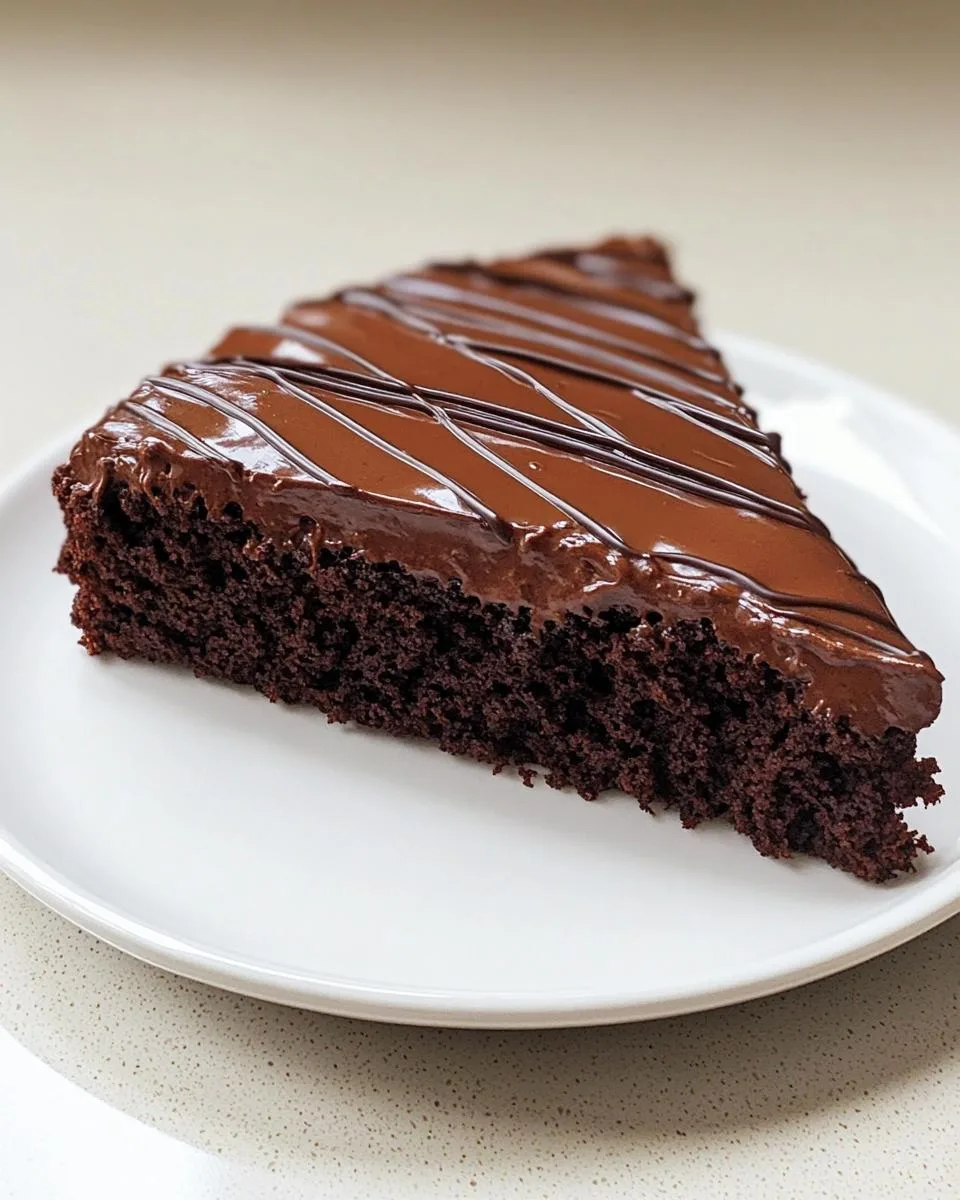 Vegan Chocolate Cake - detail 1