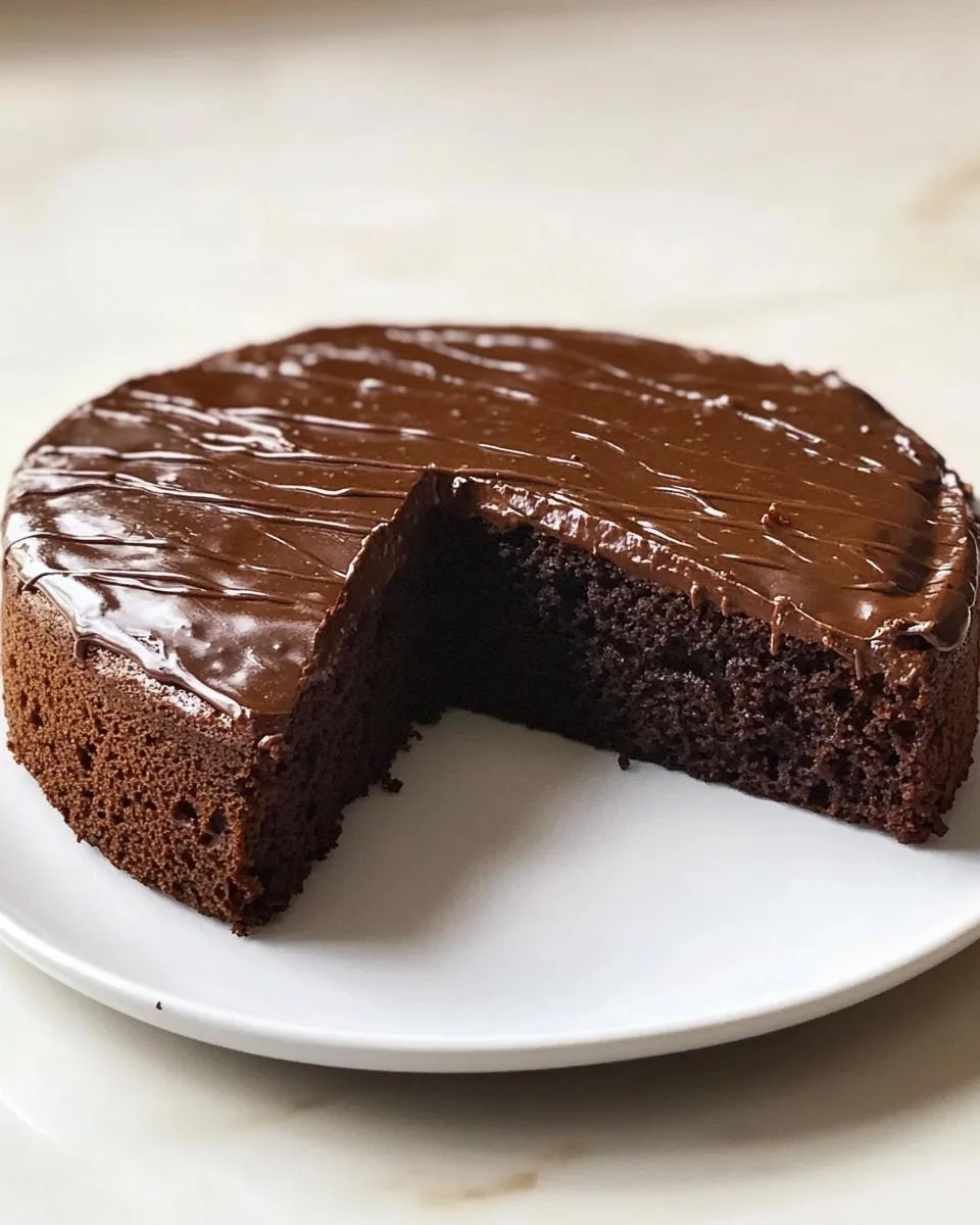 Vegan Chocolate Cake - detail 2