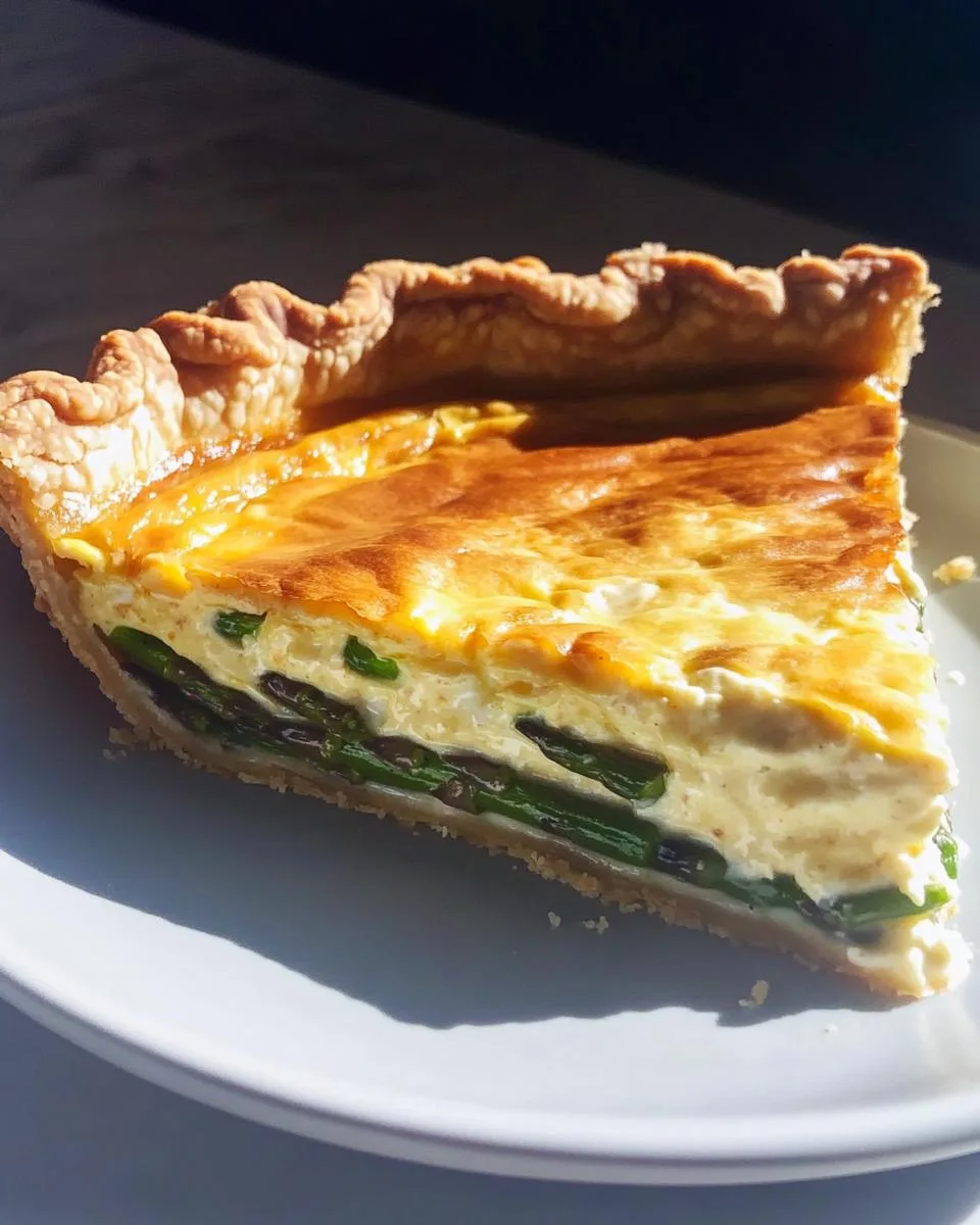 Asparagus Gruyere Quiche
