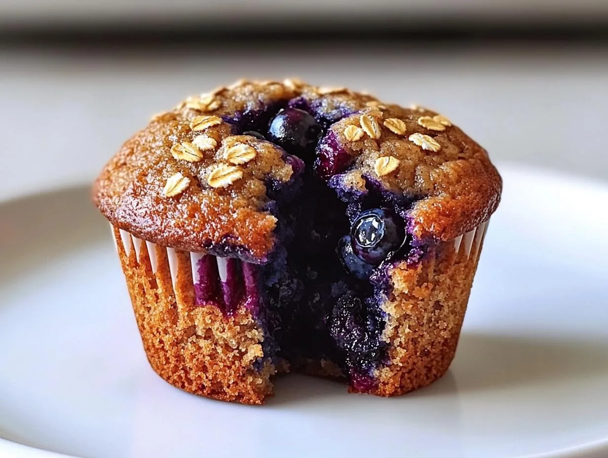 Blueberry Oat Muffins