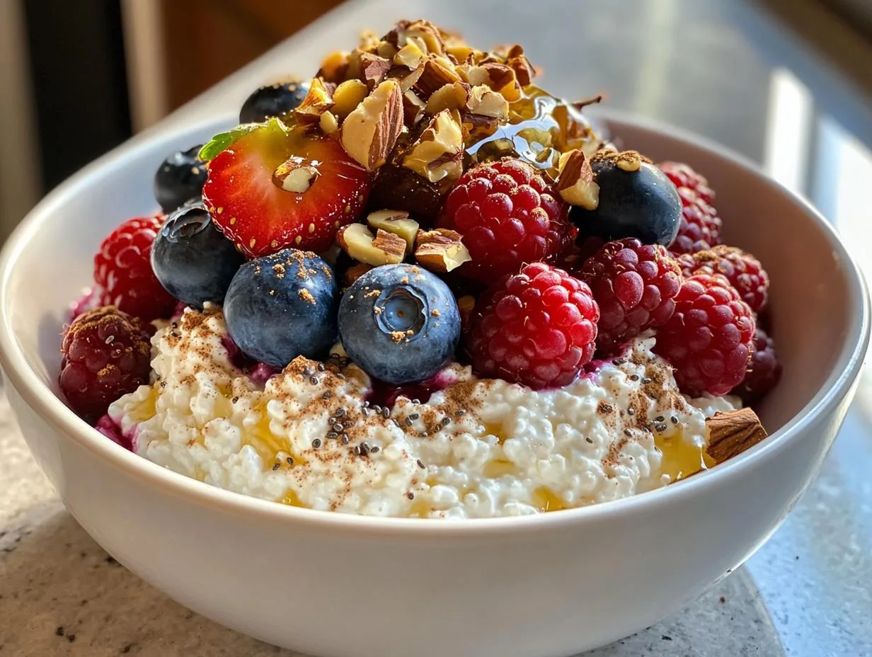 Cottage Cheese Breakfast Bowl