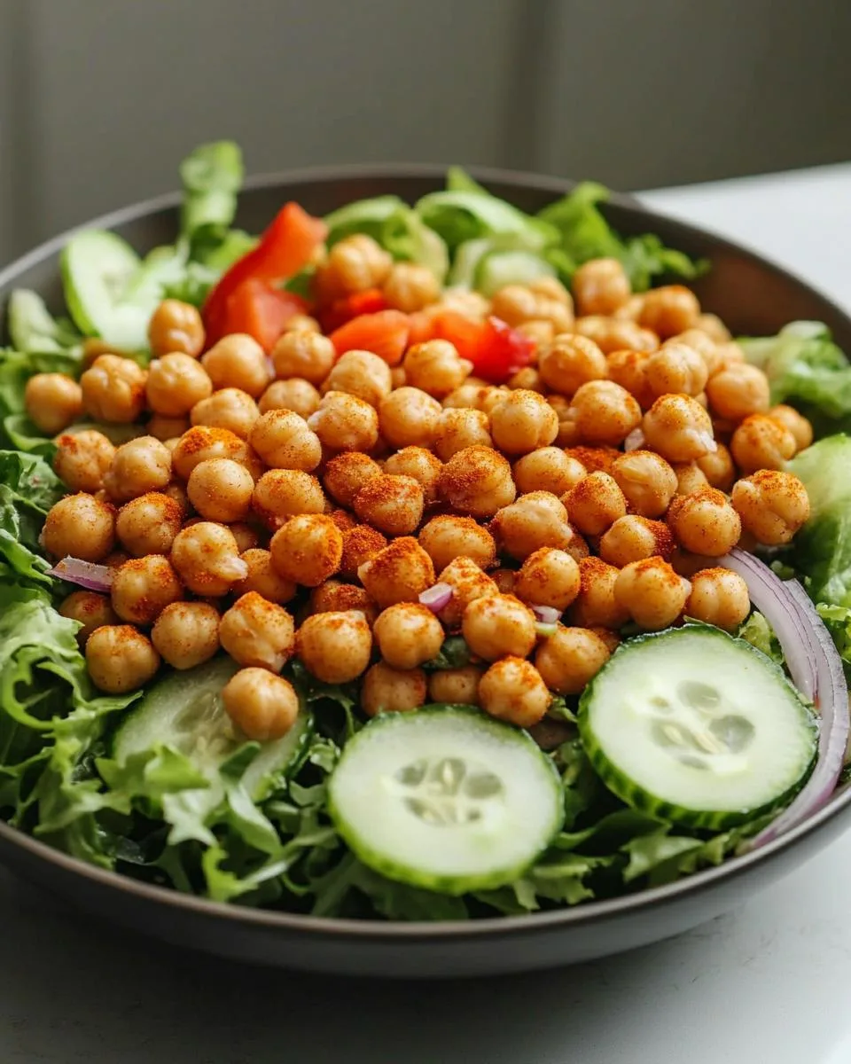 Crispy Chickpea Salad - detail 1