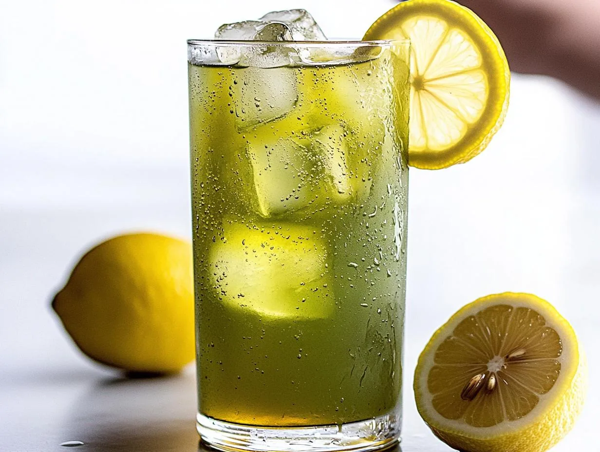Iced Green Tea with Honey