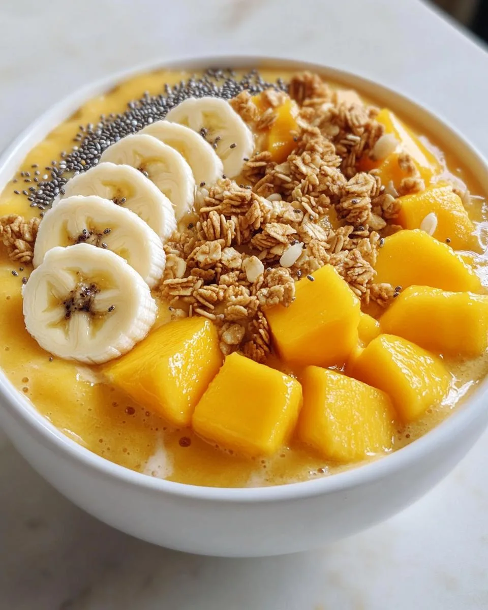 Mango Smoothie Bowl - detail 1