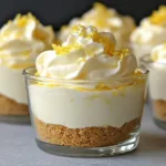 No Bake Lemon Cheesecake Cups