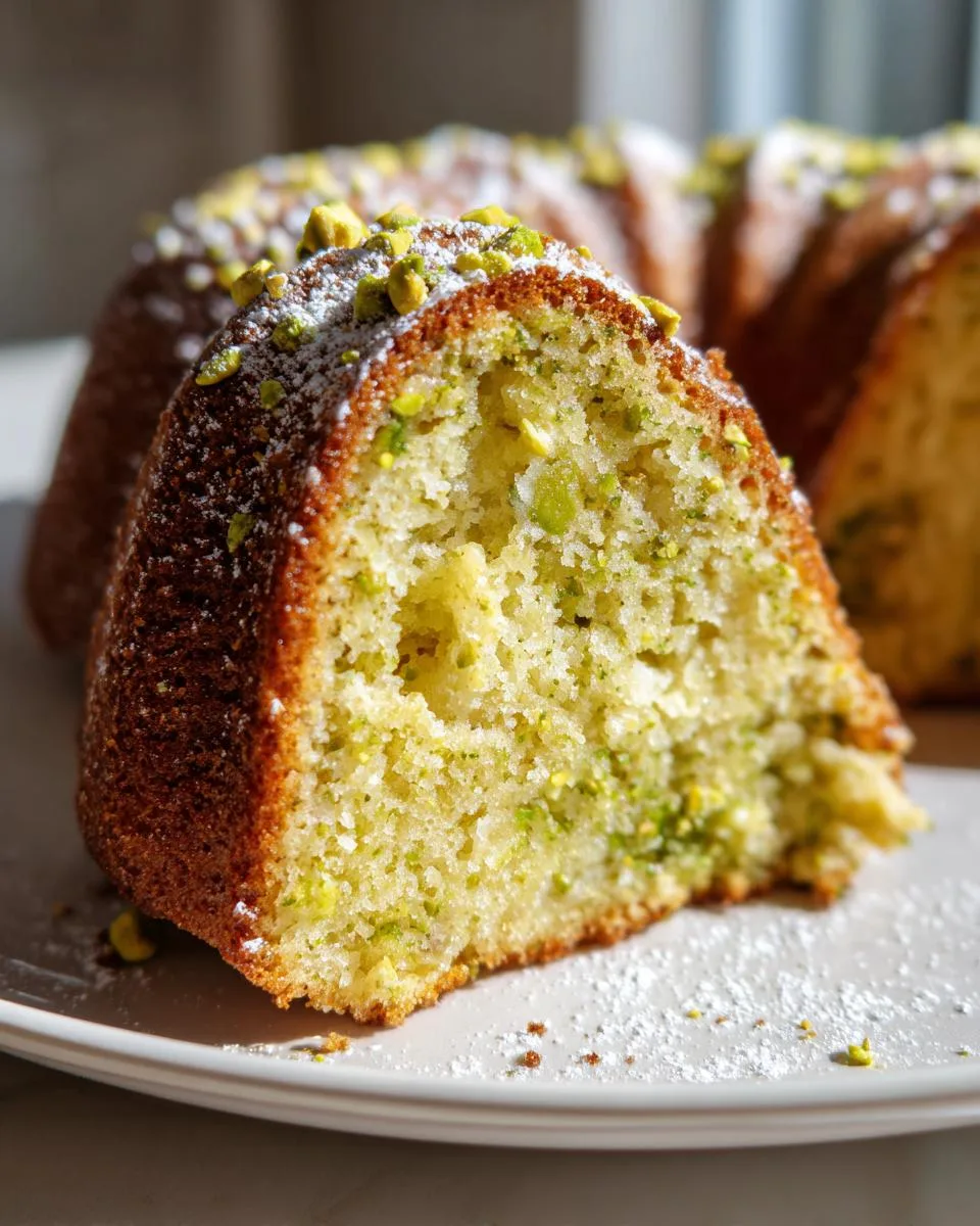 Pistachio Bundt Cake - detail 1