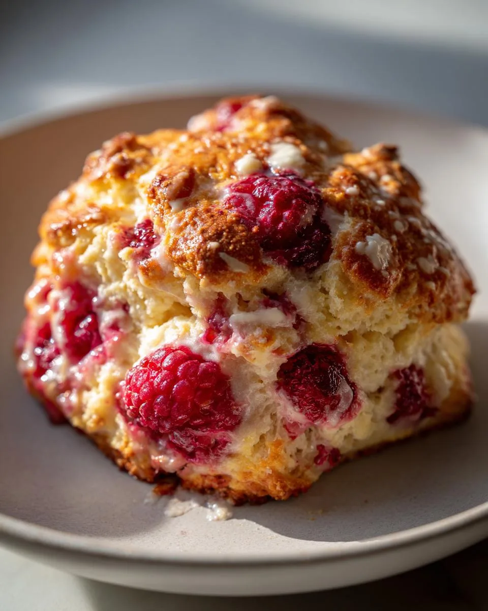 Irresistible Raspberry White Chocolate Scones in 8 Simple Steps 4 Raspberry White Chocolate Scones - detail 1