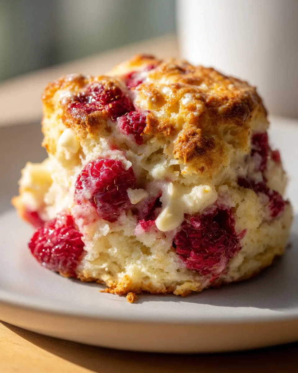 Irresistible Raspberry White Chocolate Scones in 8 Simple Steps 5 Raspberry White Chocolate Scones - detail 2