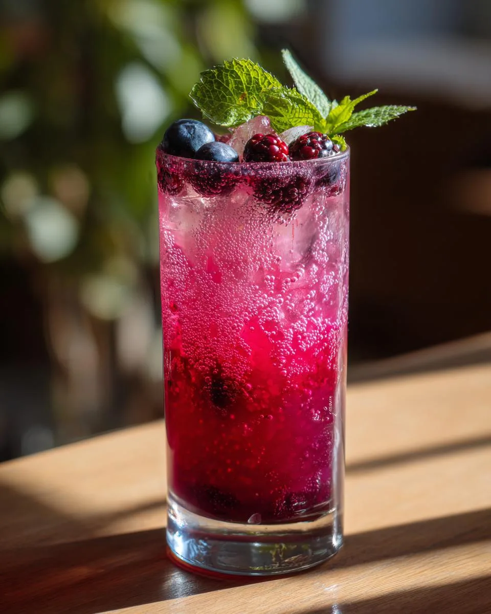 Sparkling Berry Mocktail - detail 2