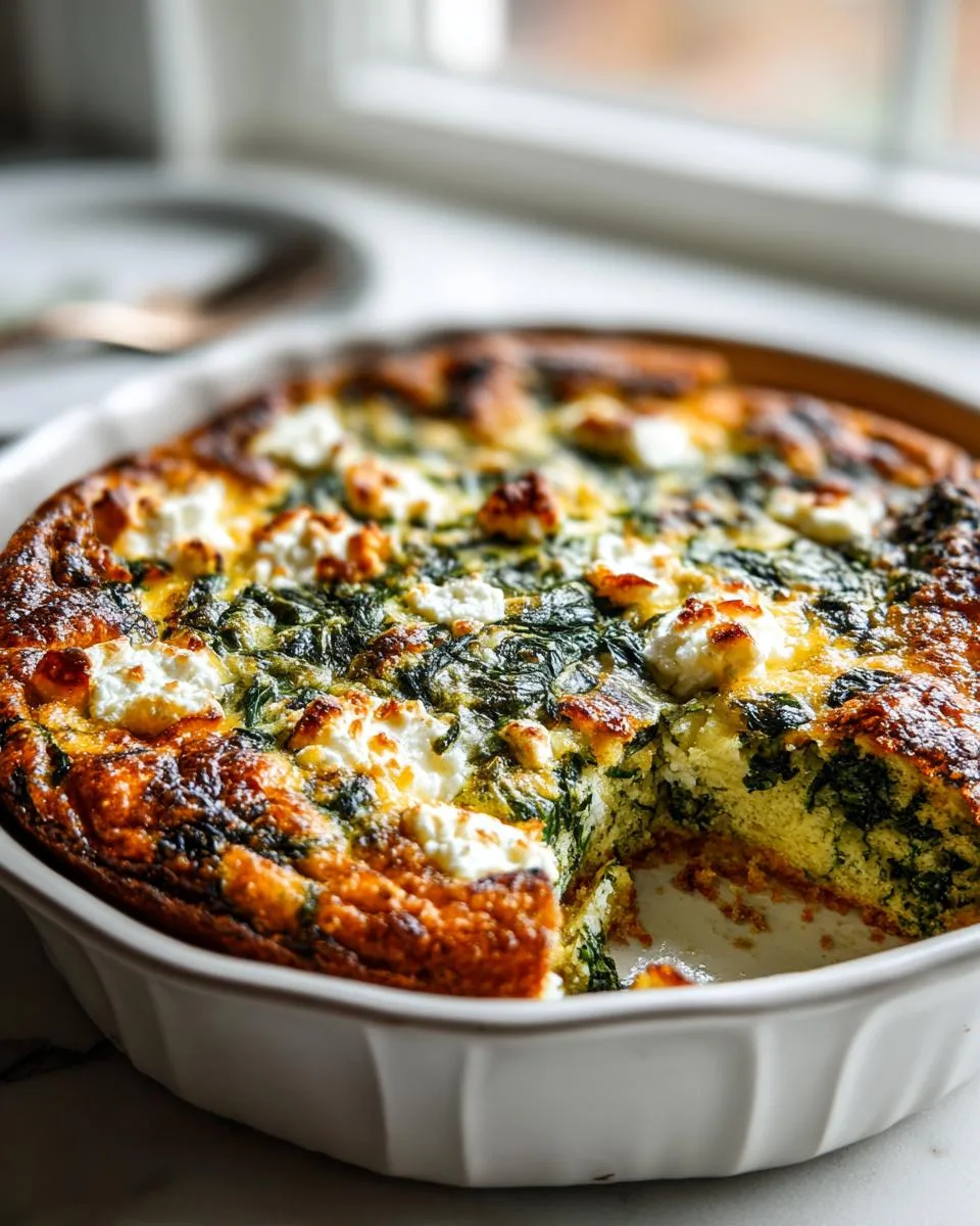 Spinach Feta Breakfast Casserole: 6-Ingredient Bliss Worth Waking For 5 Spinach Feta Breakfast Casserole - detail 2
