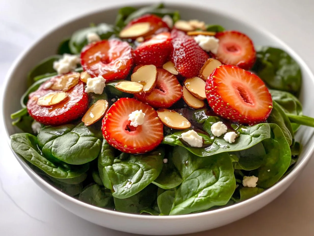 Strawberry Spinach Salad