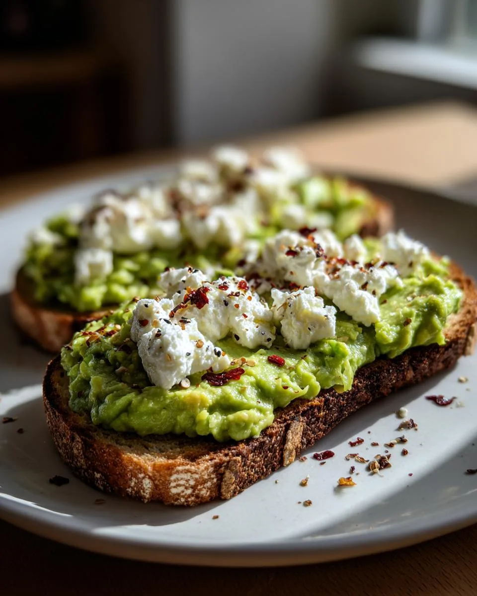 Avocado Cottage Cheese Toast - detail 1