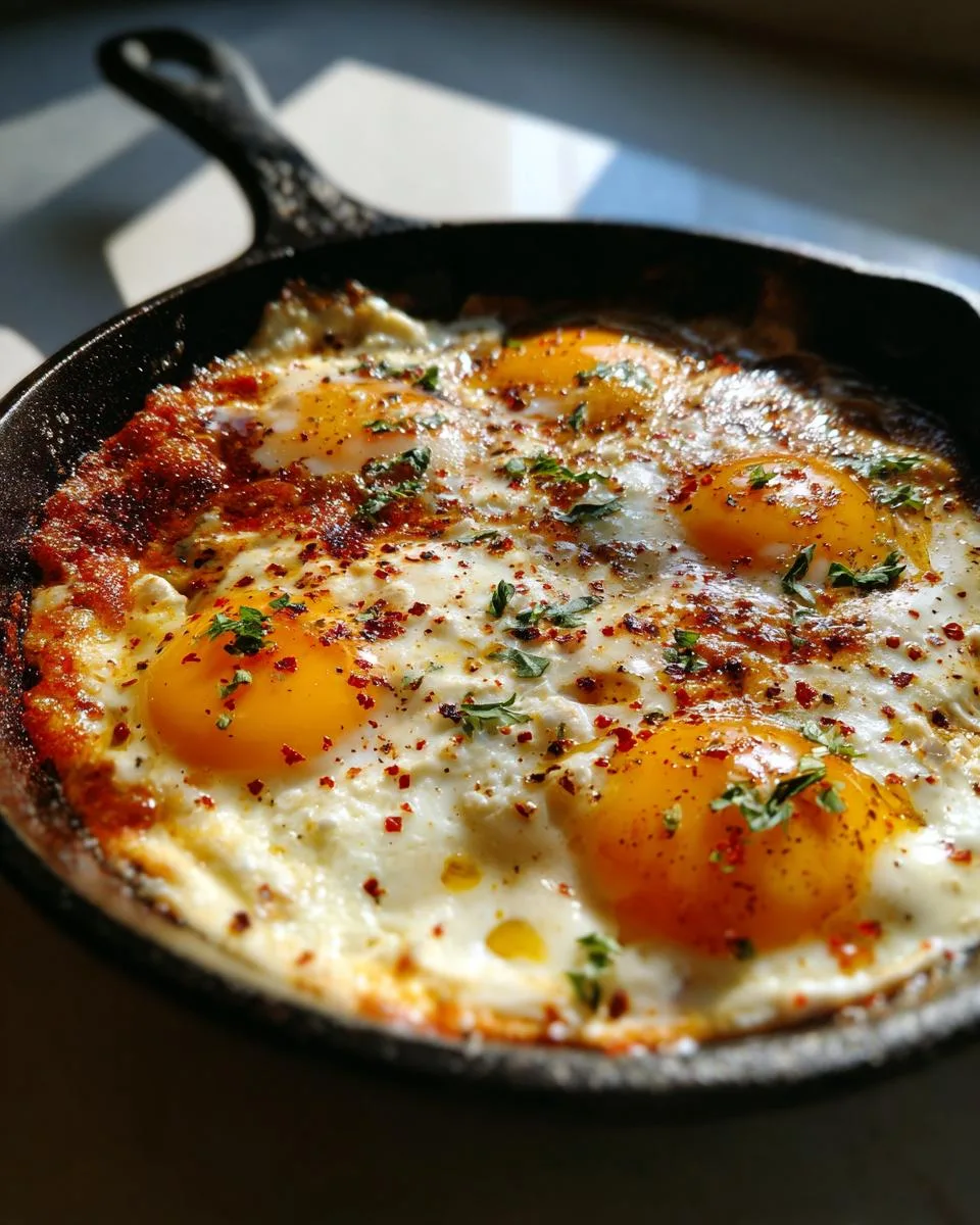 Irresistible Baked Feta Eggs Recipe in Just 20 Minutes 5 Baked Feta Eggs - detail 2