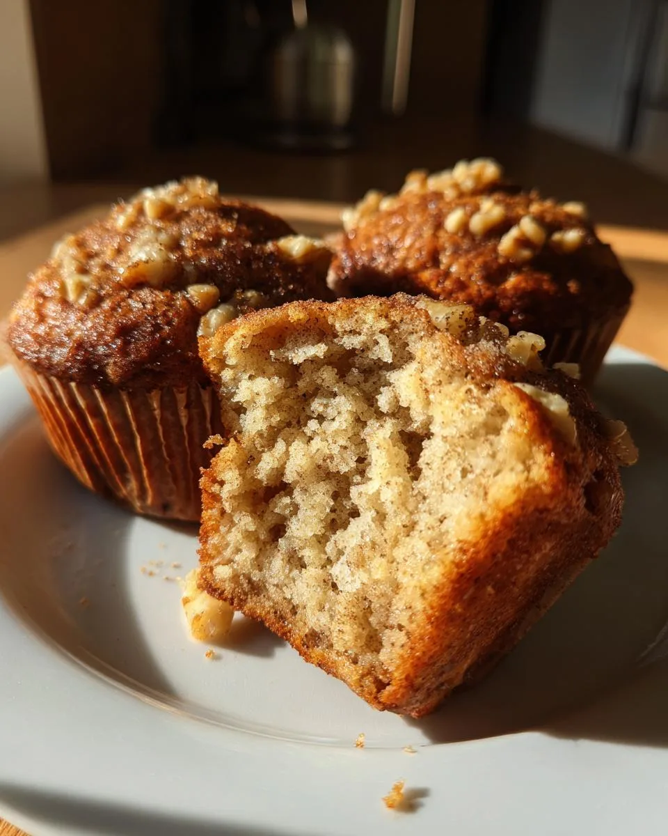 Banana Nut Muffins - detail 1