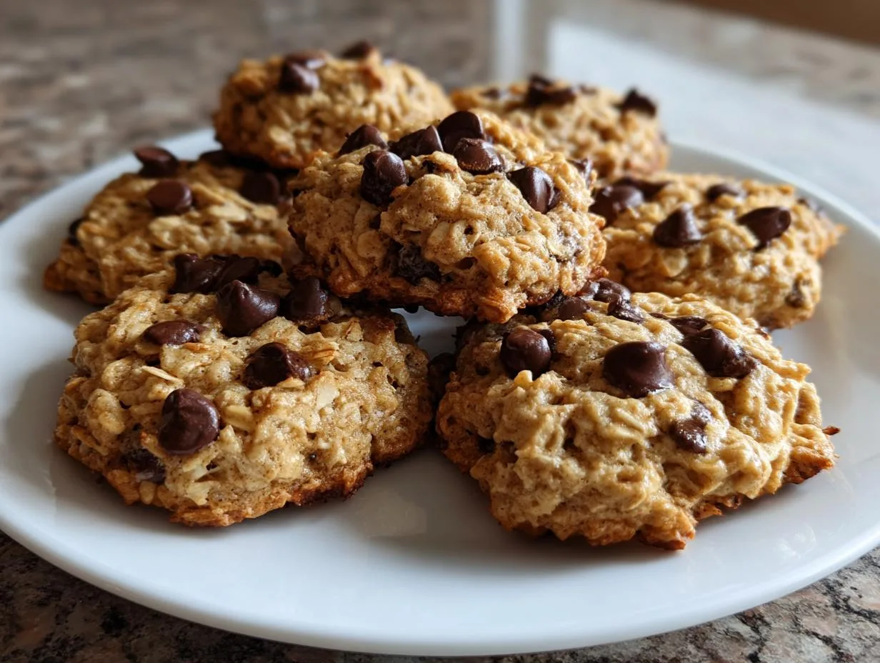 Banana Oat Breakfast Cookies