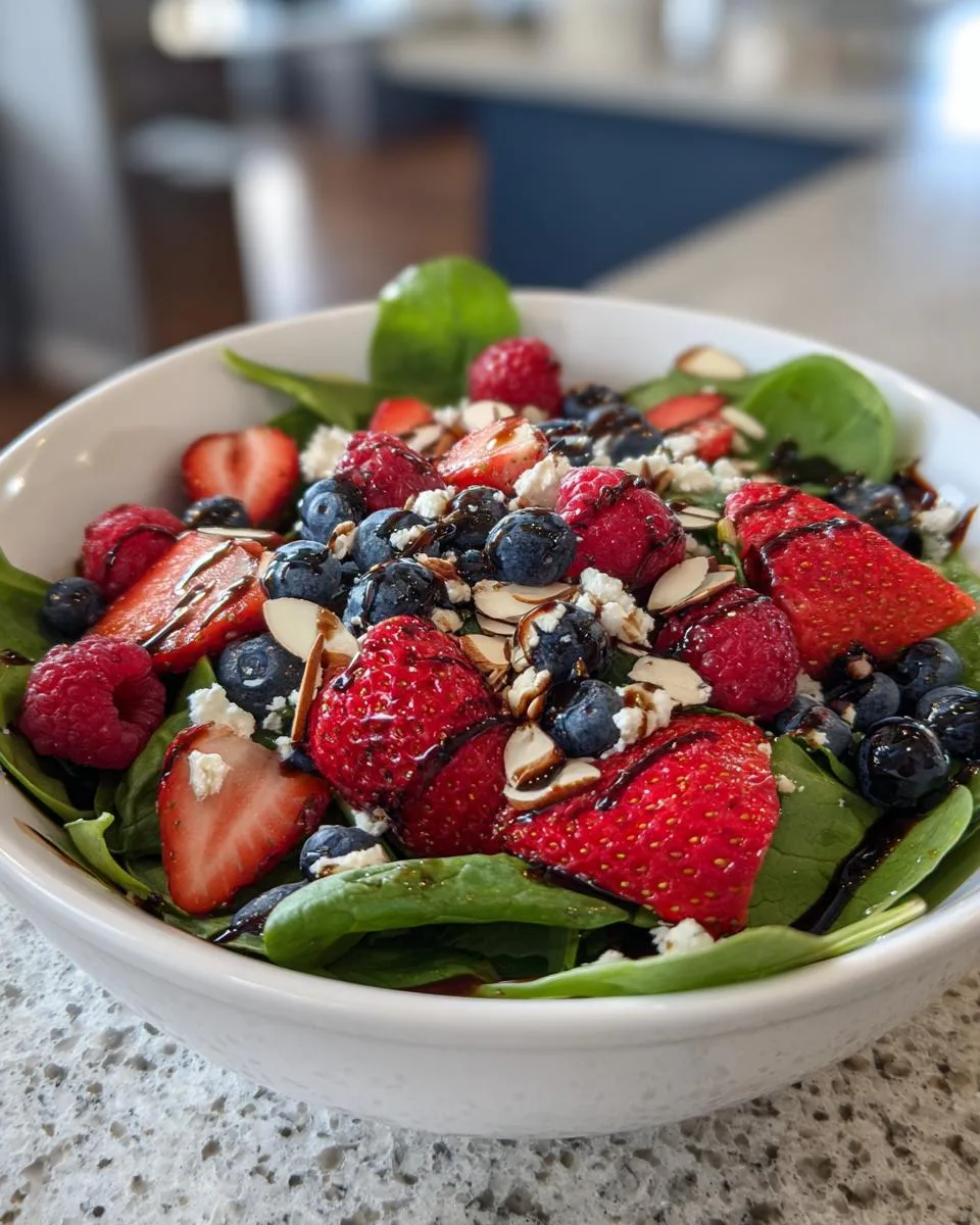 Berry Spinach Salad - detail 1