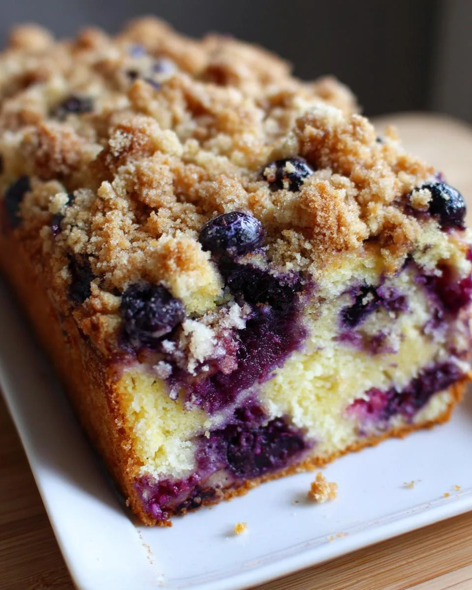 Blueberry Crumb Cake - detail 1