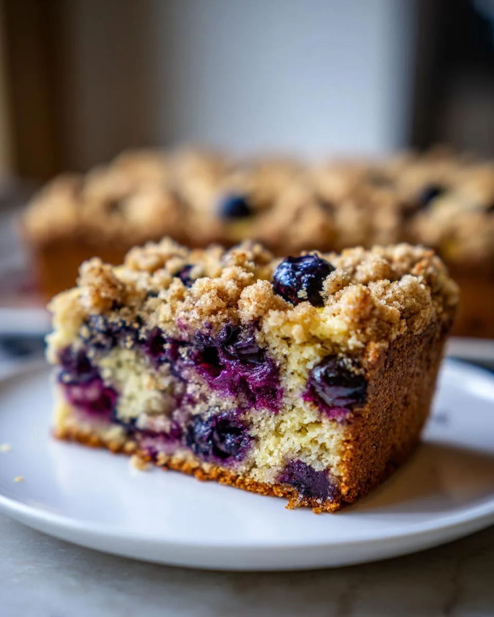 Blueberry Crumb Cake - detail 2