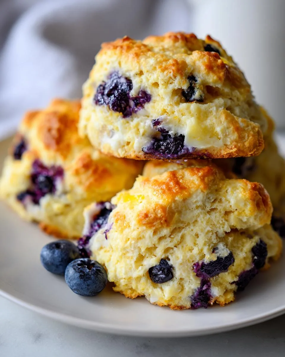 Irresistible Blueberry Lemon Scones in 8 Easy Steps 3 Blueberry Lemon Scones - detail 1