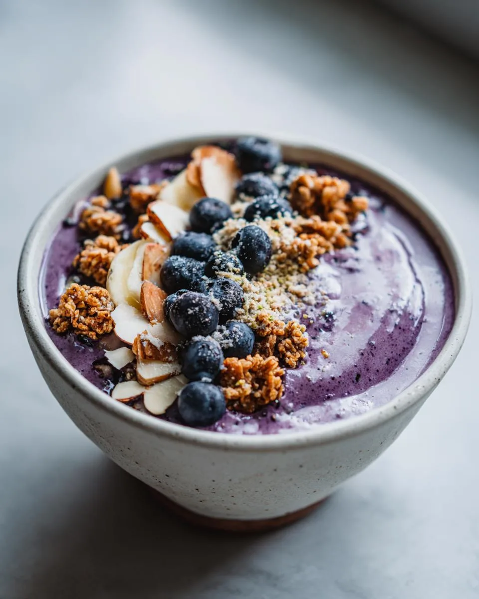 Blueberry Smoothie Bowl - detail 1