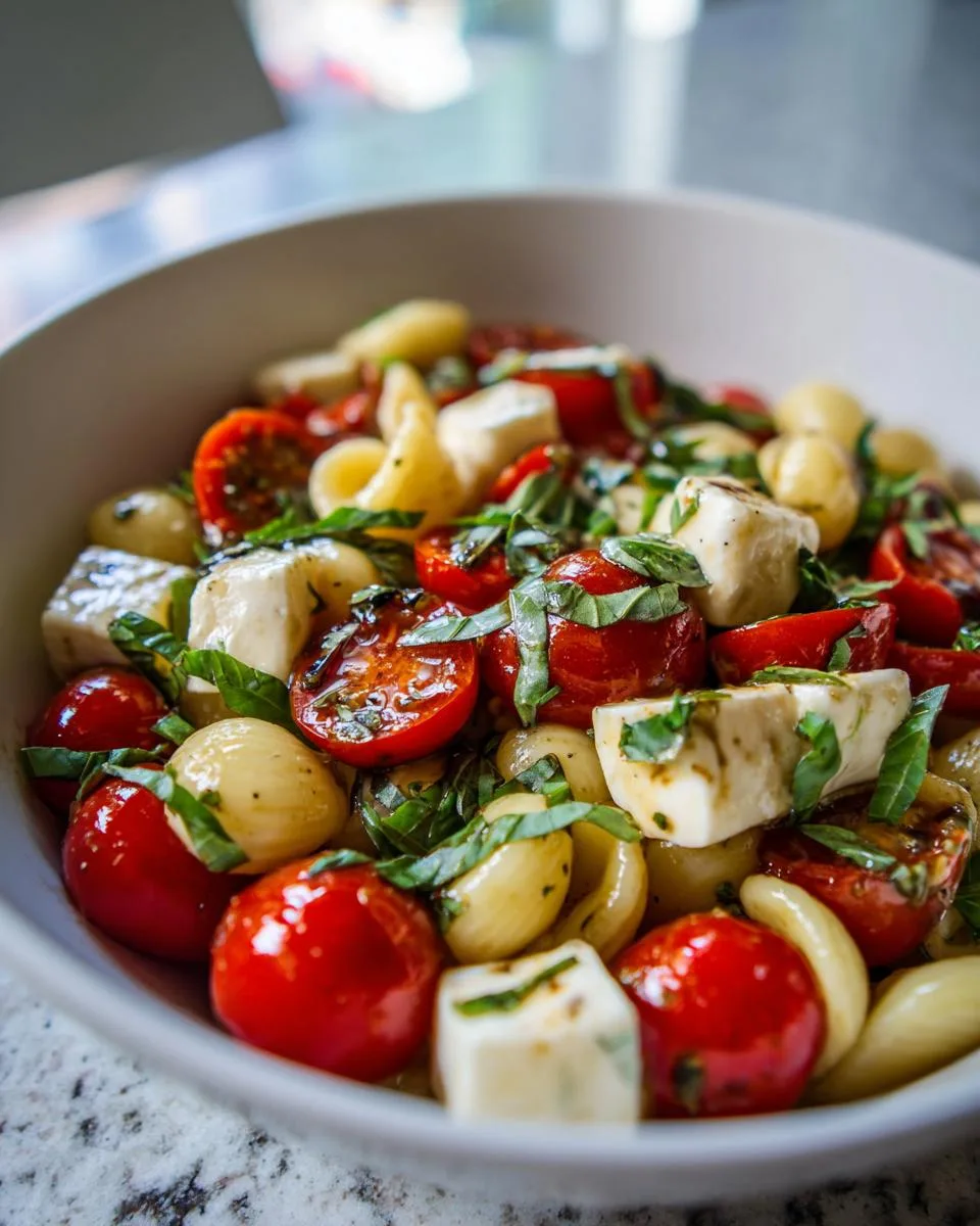 Caprese Pasta Salad Recipe - Fresh Summer Delight You Can't Resist 3 Caprese Pasta Salad - detail 1
