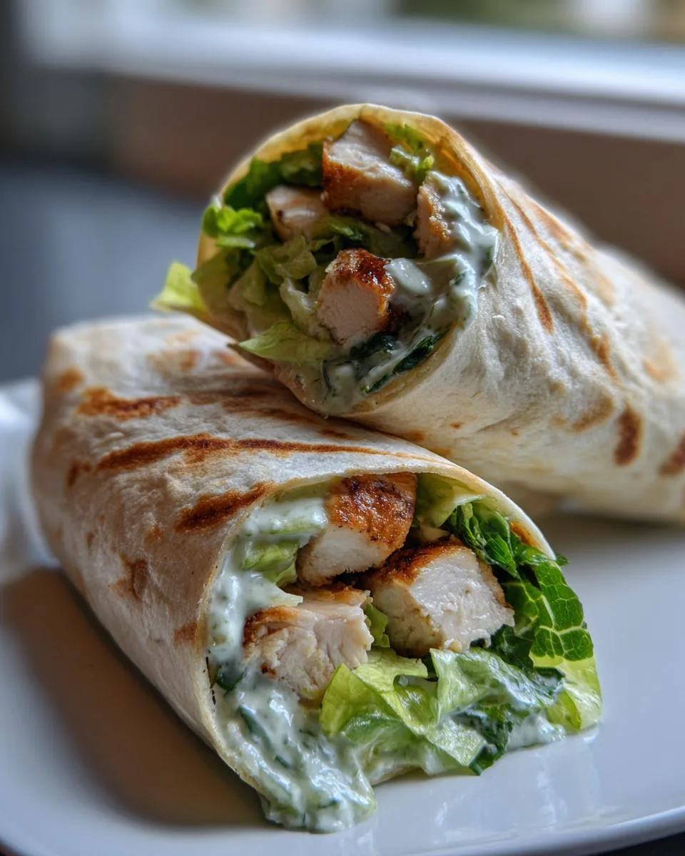 Chicken Caesar Wraps - detail 1