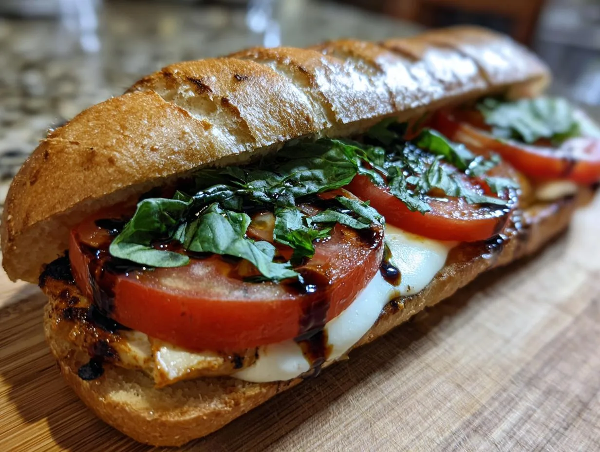 Chicken Caprese Sandwich