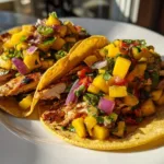30-Minute Chicken Tacos with Mango Salsa – Sweet & Spicy Bliss 4 Chicken Tacos with Mango Salsa