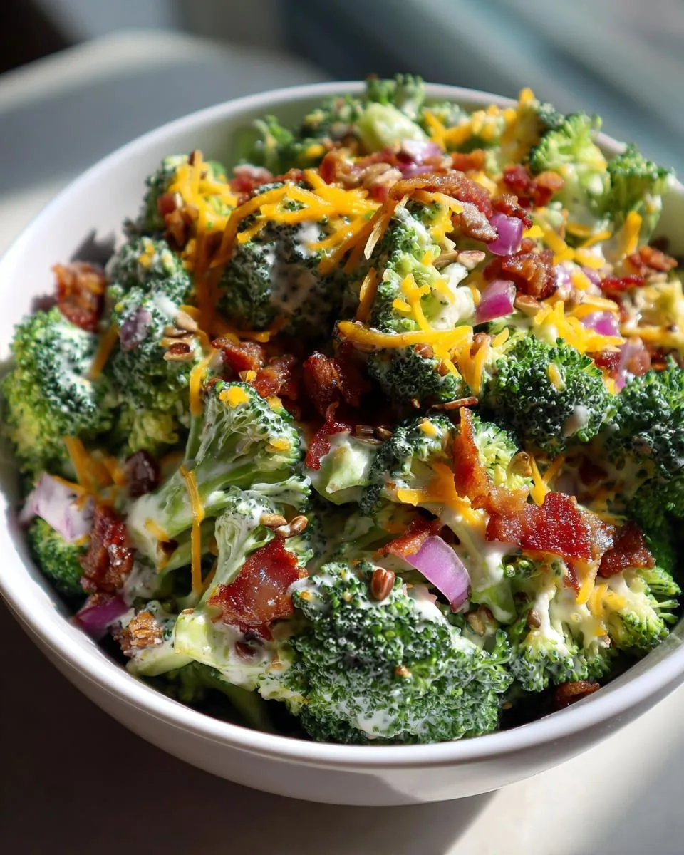 Creamy Broccoli Salad Recipe - Irresistible 15-Minute Side Dish 3 Creamy Broccoli Salad - detail 1