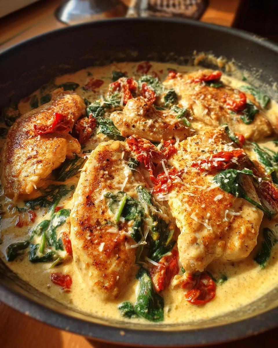 Creamy Tuscan Chicken - detail 1
