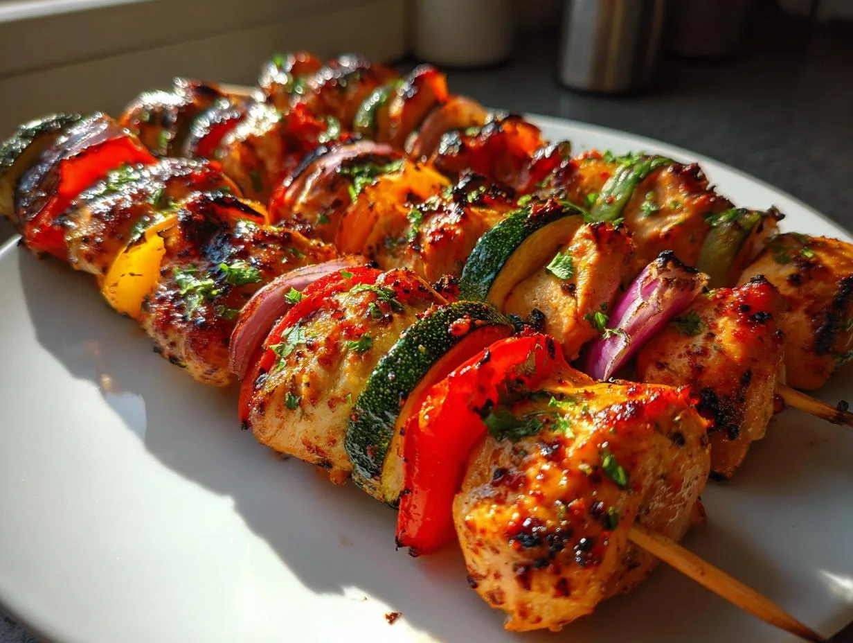 Grilled Chicken Kabobs
