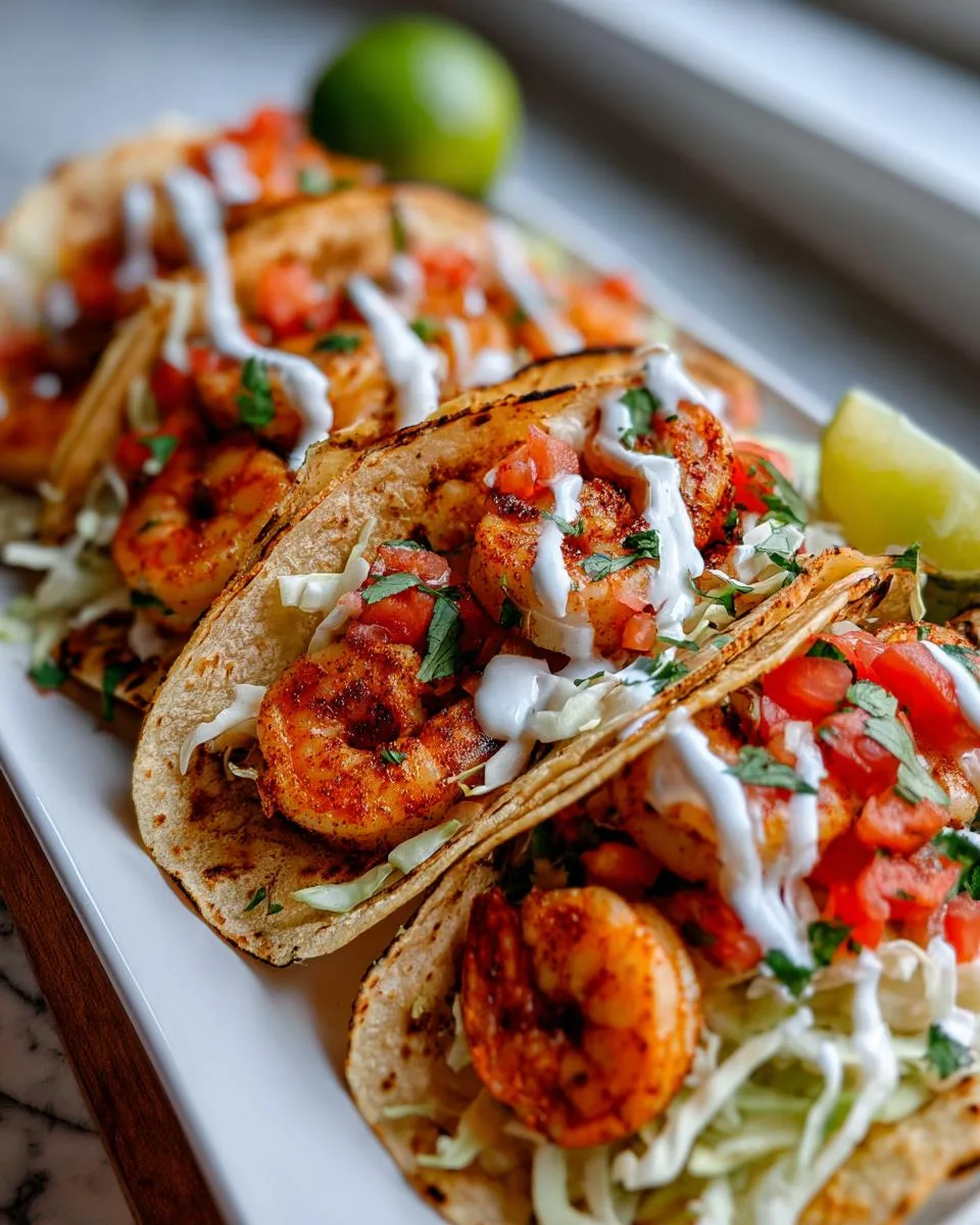 Grilled Shrimp Tacos: Irresistible 25-Minute Flavor Bomb 3 Grilled Shrimp Tacos - detail 1
