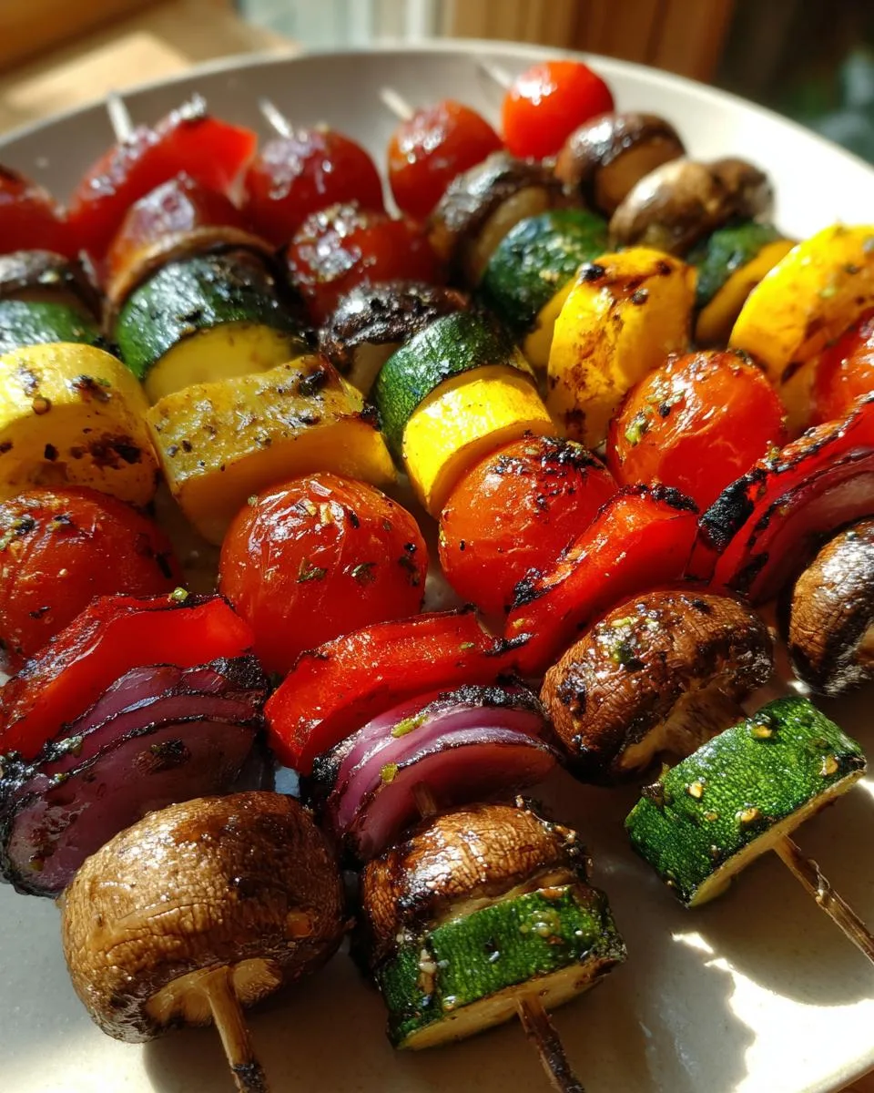 Grilled Veggie Skewers - detail 1