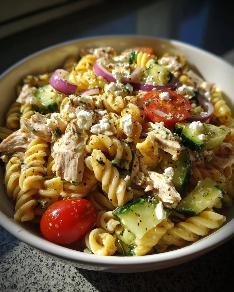 26g High Protein Pasta Salad: Quick & Satisfying Power Lunch 5 High Protein Pasta Salad - detail 2