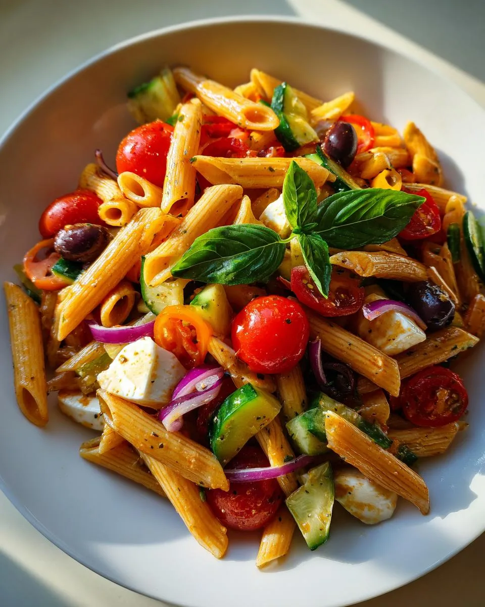Irresistible Italian Pasta Salad Recipe in Just 30 Minutes 3 Italian Pasta Salad - detail 1