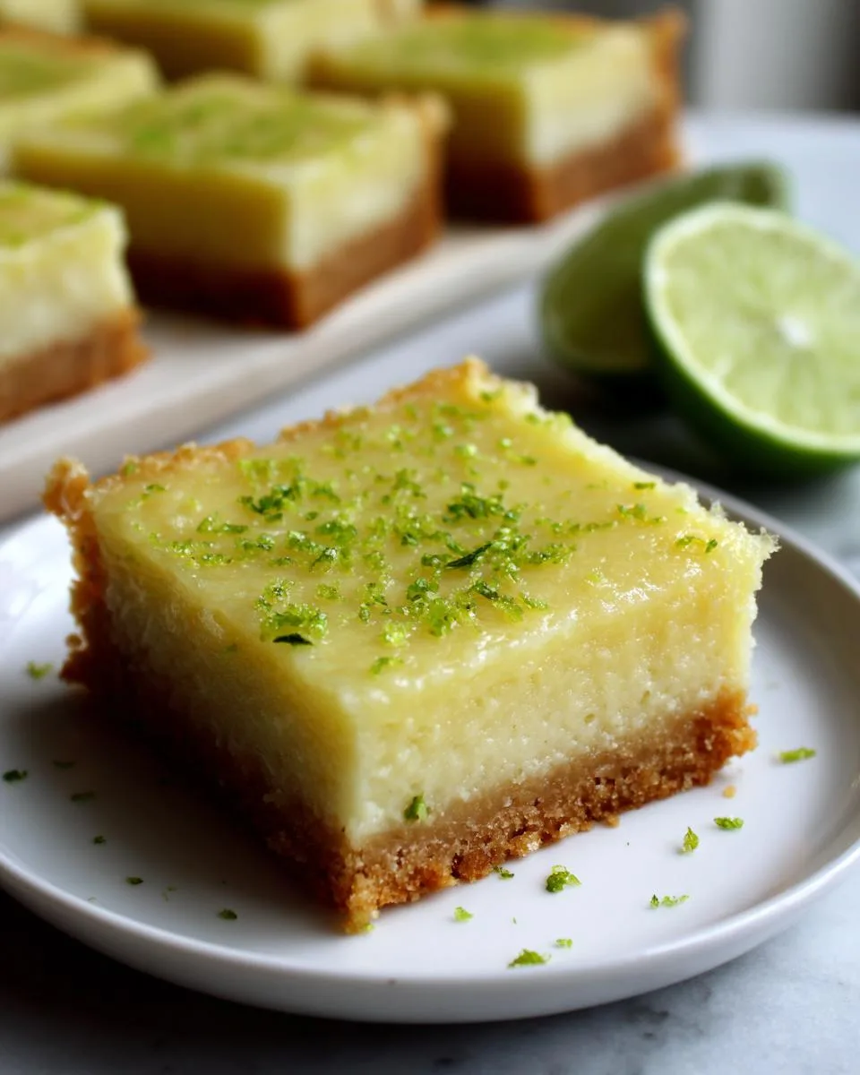 4 Irresistible Key Lime Pie Bars - Tangy Perfection! 3 Key Lime Pie Bars - detail 1