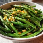 Lemon Garlic Green Beans