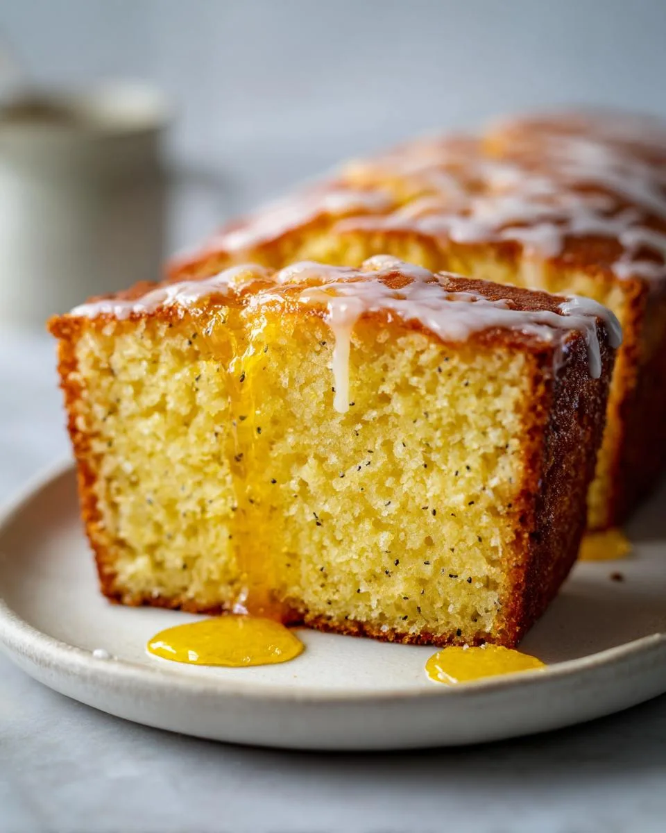 Lemon Poppyseed Loaf - detail 1