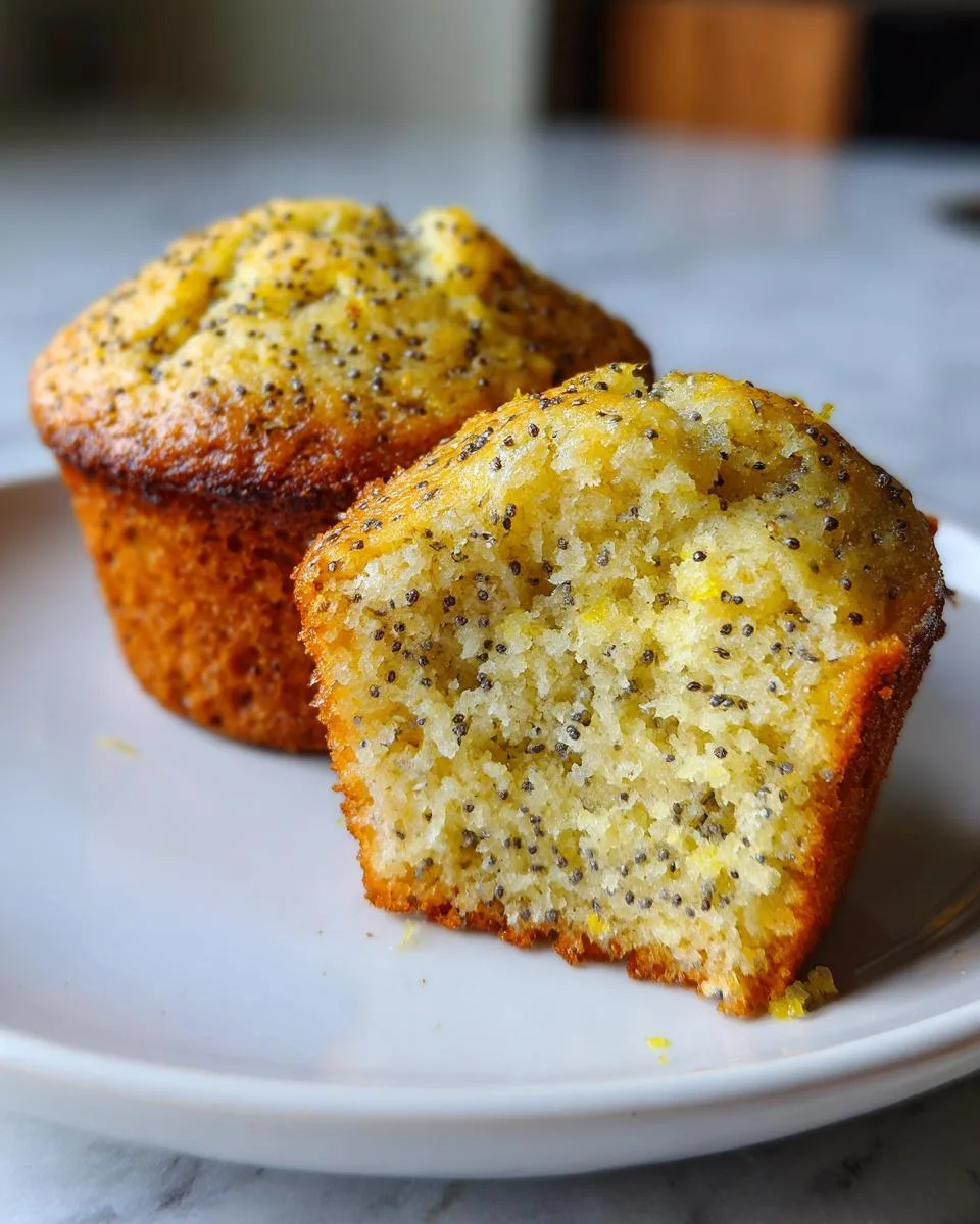 Lemon Poppyseed Muffins - detail 2