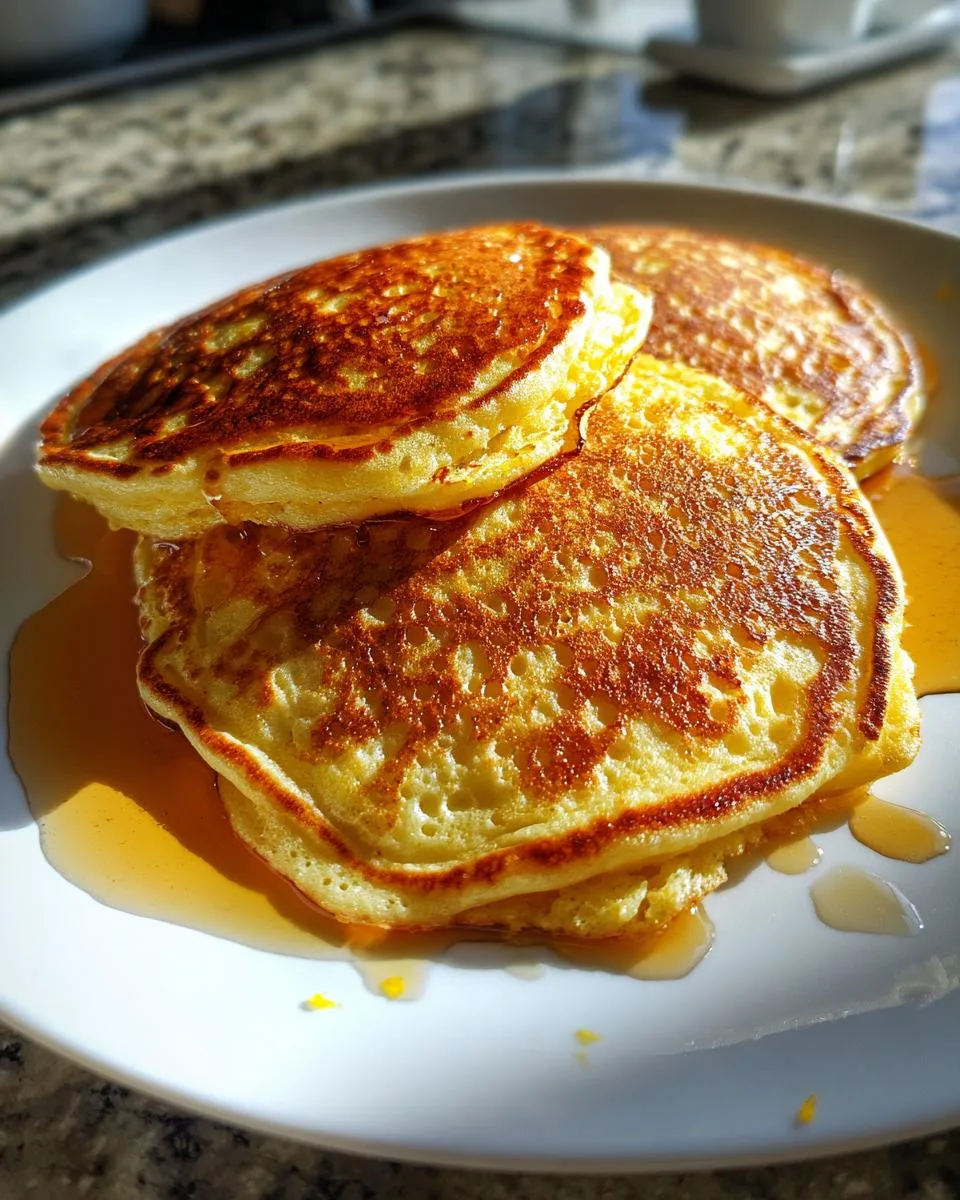 Lemon Ricotta Pancakes - detail 2