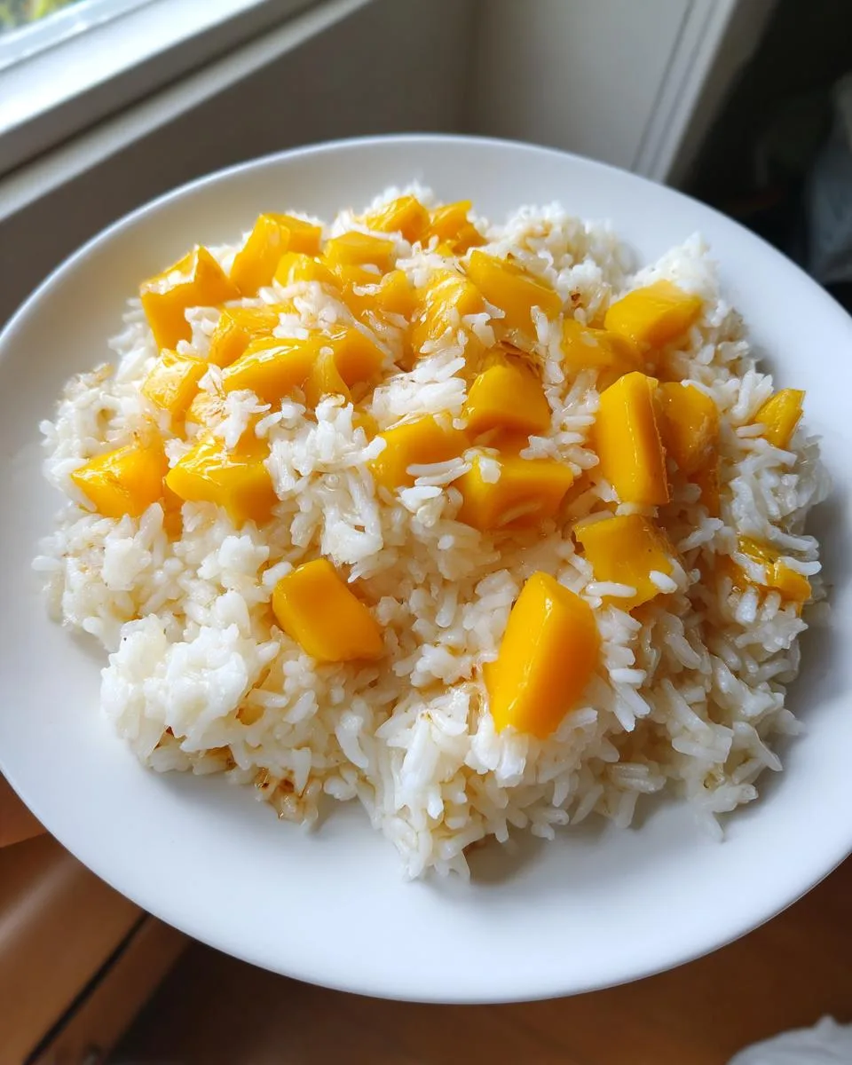 Mango Coconut Rice - detail 1