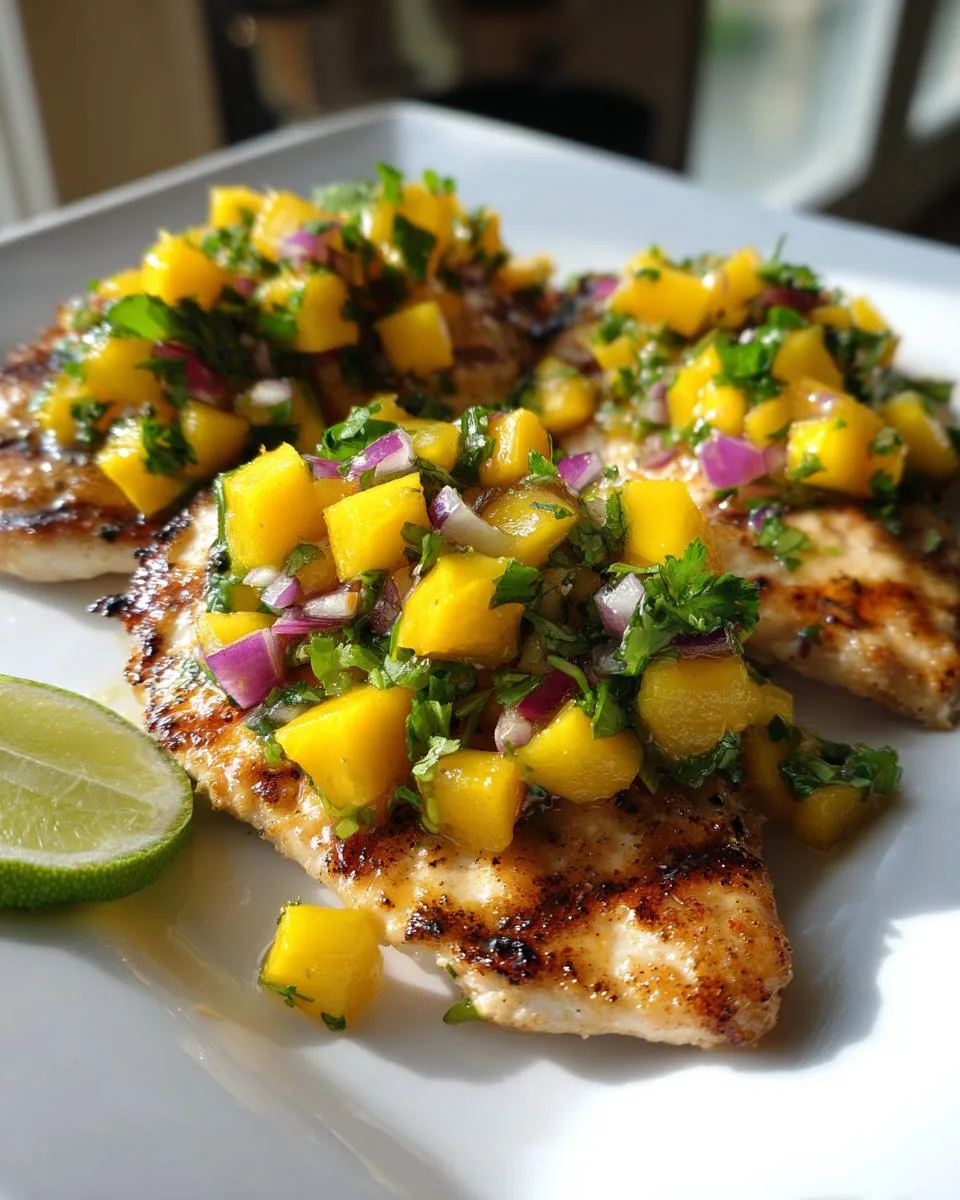 Mango Salsa Chicken - detail 1